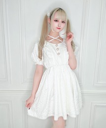 Honey Cinnamon（ハニーシナモン）の「スクエアネックジャガード