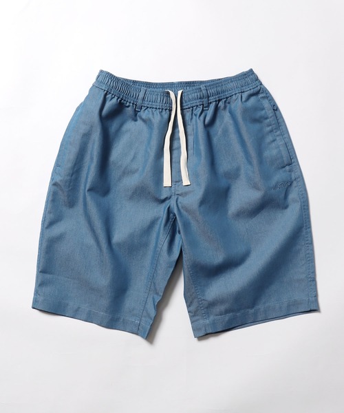 WILD THINGS（ワイルドシングス）の「WILD THINGS/ワイルドシングス NANOTEX DENIM SHORTS ショーツ（デニムパンツ・メンズ・ライトブルー/ワンウォッシュ・M/L/XL/S）」の4枚目の写真