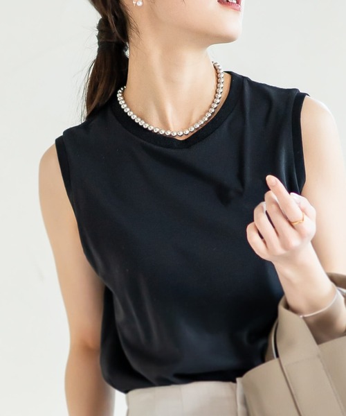 Ops.(オプス)の「ナバホパールネックレス レディース シルバー925 ネックレス【PALMYLA Short パルミラ ショート】(ネックレス・レディース・シルバー・ONE SIZE)」の6枚目の写真