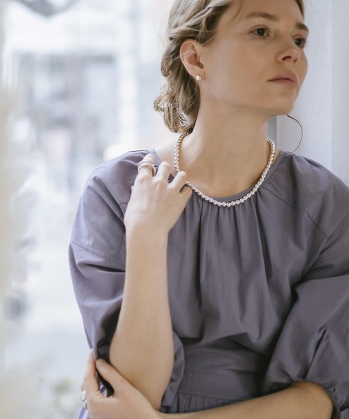 Ops.(オプス)の「ナバホパールネックレス レディース シルバー925 ネックレス【PALMYLA Short パルミラ ショート】(ネックレス・レディース・シルバー・ONE SIZE)」の8枚目の写真