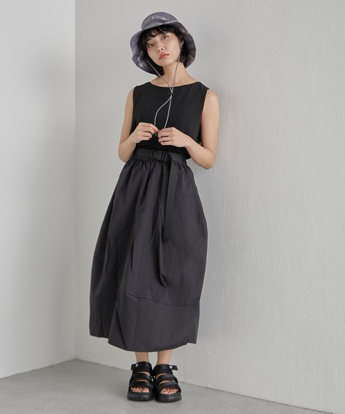 ear PAPILLONNER（イアパピヨネ）の「タイダイ柄バケットハット【SUM1 STYLE（スミスタイル）】（ハット・レディース・グレー/カーキ・FREE）」の7枚目の写真