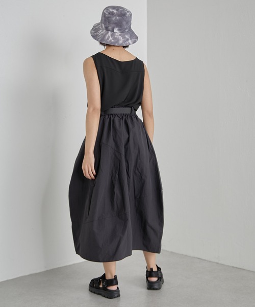 ear PAPILLONNER（イアパピヨネ）の「タイダイ柄バケットハット【SUM1 STYLE（スミスタイル）】（ハット・レディース・グレー/カーキ・FREE）」の5枚目の写真