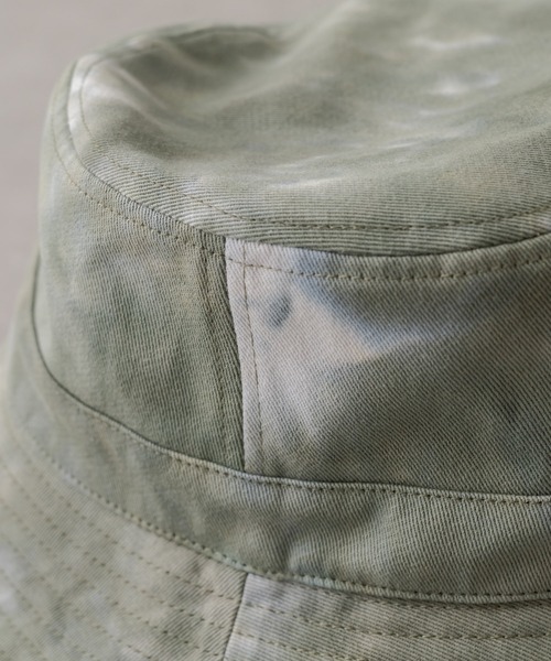 ear PAPILLONNER（イアパピヨネ）の「タイダイ柄バケットハット【SUM1 STYLE（スミスタイル）】（ハット・レディース・グレー/カーキ・FREE）」の10枚目の写真