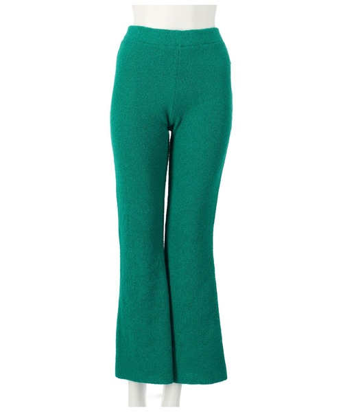 anap mimpi(アナップミンピ)の「サマーニットソフトフレアパンツ(その他パンツ・レディース・グリーン/ダークグレー・FREE)」の4枚目の写真