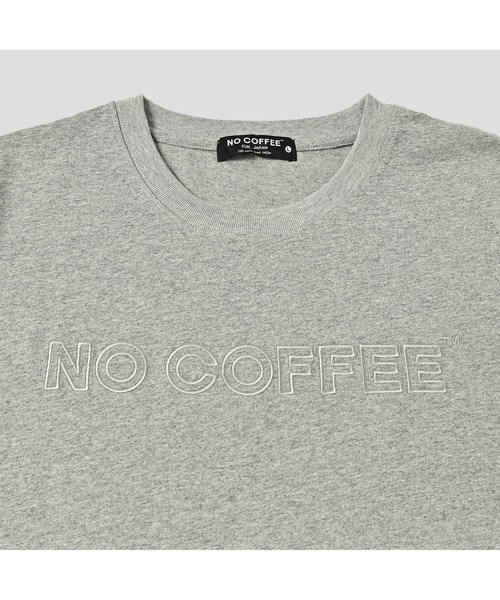 NO COFFEE(ノーコーヒー)の「アウトライン刺繍S/S TEE(Tシャツ/カットソー・メンズ・グリーン/グレー/ブラック/ホワイト・LARGE/X-LARGE/MEDIUM)」の10枚目の写真