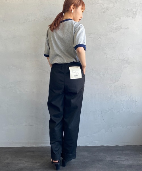 SCREEN STARS（スクリーンスターズ）の「[SCREEN STARS/スクリーンスターズ] 別注 プリントデザイン リンガーTシャツ（Tシャツ/カットソー・レディース・ヘザーグレー/サックスブルー/ネイビー/オフホワイト・F）」の10枚目の写真