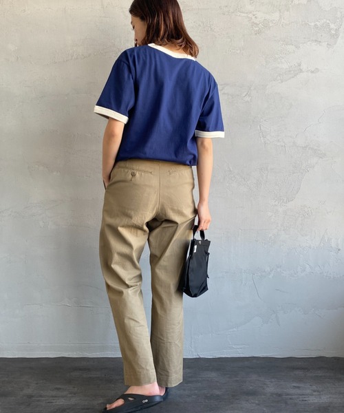 SCREEN STARS（スクリーンスターズ）の「[SCREEN STARS/スクリーンスターズ] 別注 プリントデザイン リンガーTシャツ（Tシャツ/カットソー・レディース・ヘザーグレー/サックスブルー/ネイビー/オフホワイト・F）」の11枚目の写真