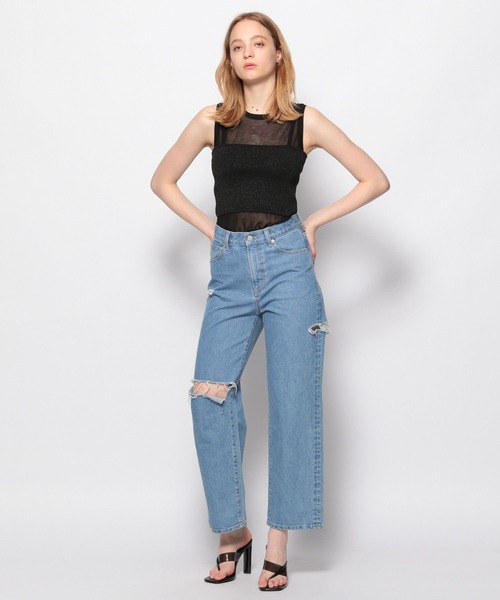 FOREVER 21（フォーエバー トゥエンティーワン）の「セットシアーニット（ニット/セーター・レディース・ライトグリーン/ブラウン/ブラック・SMALL/MEDIUM）」の13枚目の写真