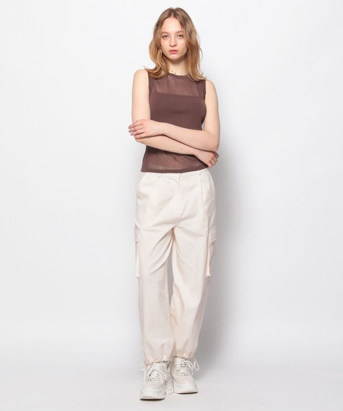 FOREVER 21（フォーエバー トゥエンティーワン）の「セットシアーニット（ニット/セーター・レディース・ライトグリーン/ブラウン/ブラック・SMALL/MEDIUM）」の14枚目の写真