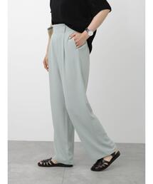 Samansa Mos2 blue | ハイウエストパンツ(その他パンツ)