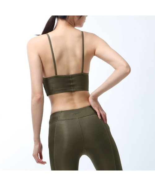 Reebok（リーボック）の「ヨガ リブ タイツ / YOGA HR RIB TIGHT（レギンス/スパッツ・レディース・カーキ/グレー/ローズ・LARGE/MEDIUM/SMALL/X-LARGE/X-SMALL）」の5枚目の写真