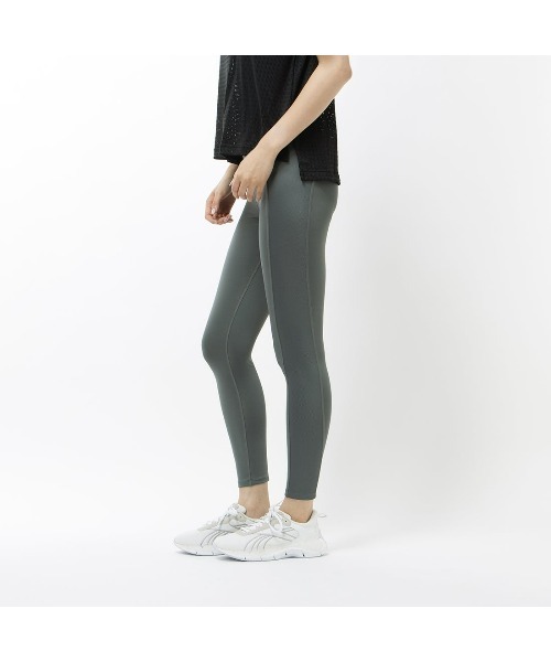 Reebok（リーボック）の「ヨガ リブ タイツ / YOGA HR RIB TIGHT（レギンス/スパッツ・レディース・カーキ/グレー/ローズ・LARGE/MEDIUM/SMALL/X-LARGE/X-SMALL）」の6枚目の写真