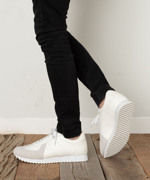 ジャーマントレーナーシャークソール厚底スニーカー