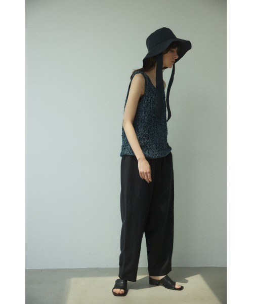 BLACK BY MOUSSY（ブラックバイマウジー）の「mole yarn knit vest(モールヤーンニットベスト)（ベスト・レディース・ライトカーキ/ブルー・FREE）」の16枚目の写真
