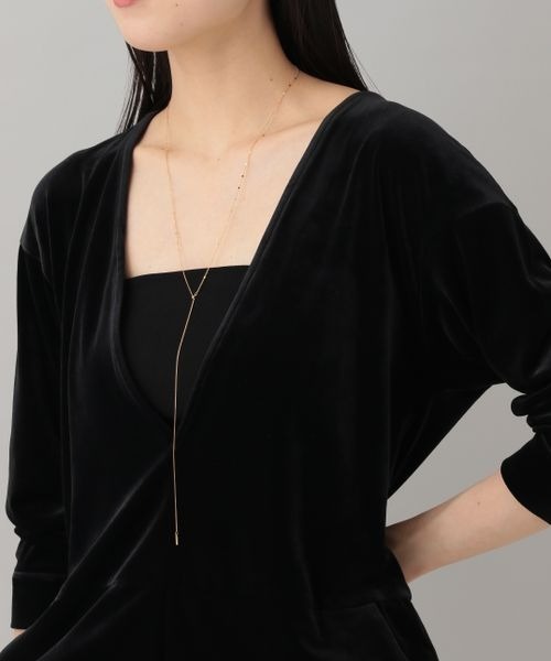 A part by（アパートバイ）の「キラキラチェーンロングネックレス（ネックレス・レディース・シルバー/ゴールド・FREE）」の8枚目の写真