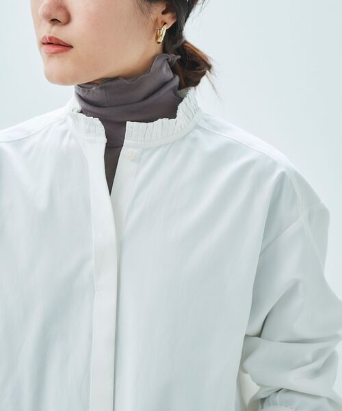 le.coeur blanc（ルクールブラン）の「シアータートル（Tシャツ/カットソー・レディース・ブラック/オフホワイト/グレー・38）」の3枚目の写真