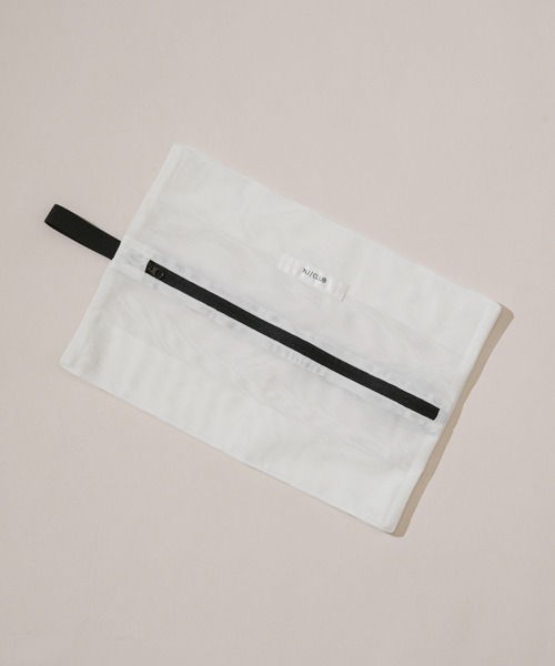NANO universe(ナノユニバース)の「「NJ/CLUB」CARRYSTOCKKIT&BAGパッキングメッシュケース(その他小物・メンズ・ホワイト・FREE)」の4枚目の写真