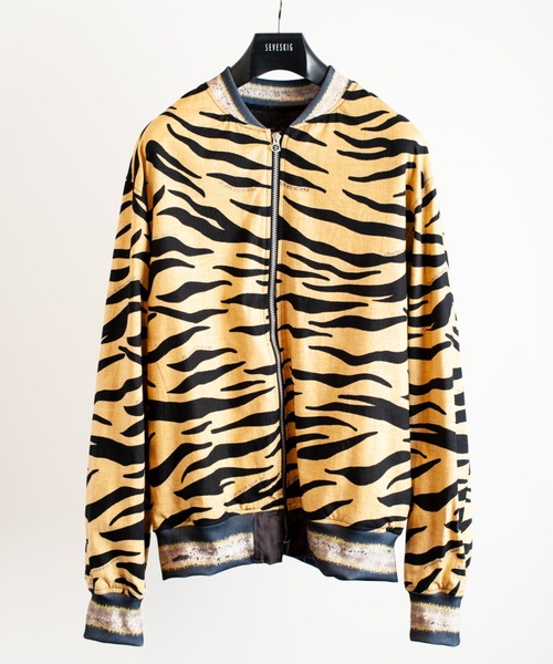 SEVESKIG(セヴシグ)の「SEVESKIG/セブシグ/Sev vs Tolq Souvenir Jacket Ver, Misled by AI(スカジャン・メンズ・ブラック/レッド・SMALL/MEDIUM/LARGE/X-LARGE)」の8枚目の写真
