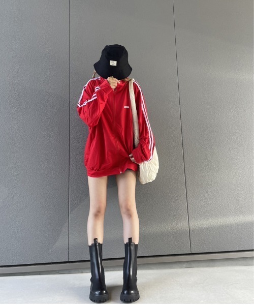 セール】オーバーサイズ ダブルライン トラックジャケット