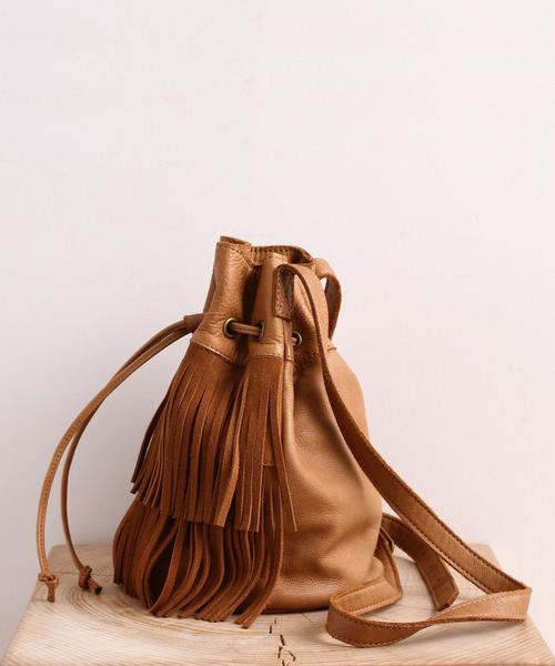 BEAUTY&YOUTH UNITED ARROWS（ビューティーアンドユースユナイテッドアローズ）の「BY∵ フリンジミニドロストショルダー ◆（ショルダーバッグ・レディース・ブラウン/オリーブ/ブラック・ﾌﾘ-）」の8枚目の写真