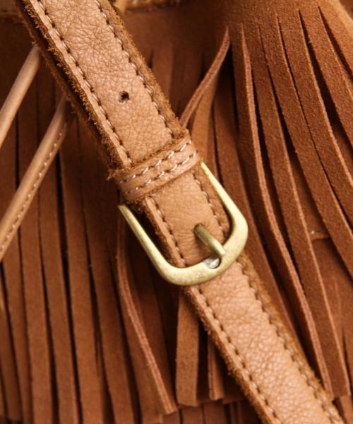 BEAUTY&YOUTH UNITED ARROWS（ビューティーアンドユースユナイテッドアローズ）の「BY∵ フリンジミニドロストショルダー ◆（ショルダーバッグ・レディース・ブラウン/オリーブ/ブラック・ﾌﾘ-）」の11枚目の写真