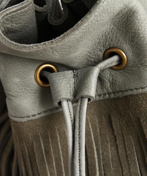 BEAUTY&YOUTH UNITED ARROWS（ビューティーアンドユースユナイテッドアローズ）の「BY∵ フリンジミニドロストショルダー ◆（ショルダーバッグ・レディース・ブラウン/オリーブ/ブラック・ﾌﾘ-）」の14枚目の写真