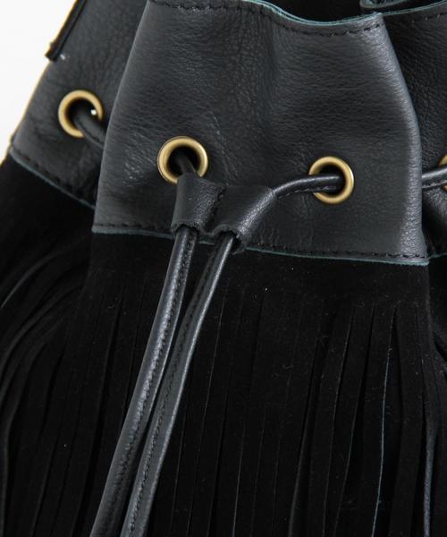 BEAUTY&YOUTH UNITED ARROWS（ビューティーアンドユースユナイテッドアローズ）の「BY∵ フリンジミニドロストショルダー ◆（ショルダーバッグ・レディース・ブラウン/オリーブ/ブラック・ﾌﾘ-）」の15枚目の写真