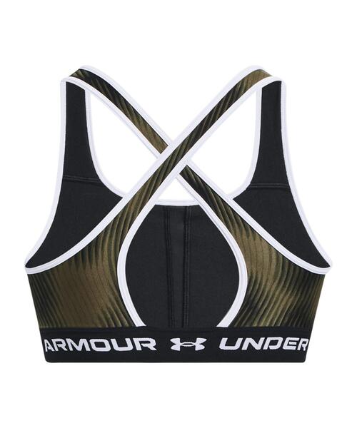 UNDER ARMOUR（アンダーアーマー）の「UAクロスバック プリントブラ ミディアムサポート（トレーニング/レディース）（スポーツブラ・レディース・カーキ・L/M/XL/S）」の3枚目の写真