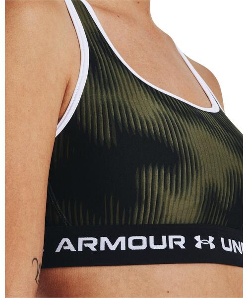 UNDER ARMOUR（アンダーアーマー）の「UAクロスバック プリントブラ ミディアムサポート（トレーニング/レディース）（スポーツブラ・レディース・カーキ・L/M/XL/S）」の6枚目の写真