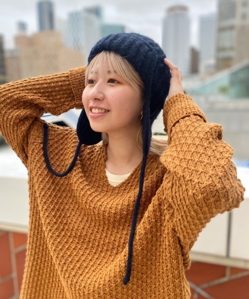 Odds（オッズ）の「odds/オッズ MOHAIR FLY WATCH（ニットキャップ