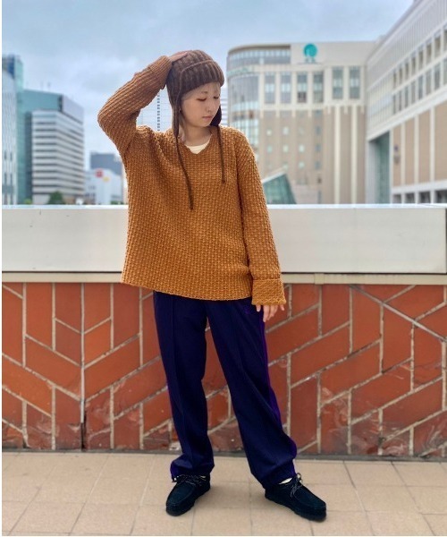 Odds（オッズ）の「odds/オッズ  MOHAIR FLY WATCH（ニットキャップ/ビーニー・レディース・ネイビー/ブラウン/アイボリー・FREE）」の14枚目の写真