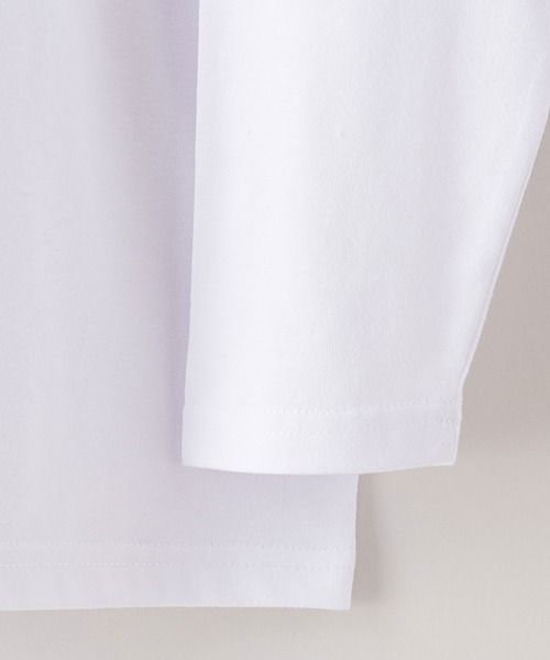 UNIIT(ユニット)の「【ZEROSTAIN/ゼロステイン】汗染みの目立たないTシャツ 刺繍 ロンT 撥水 防汚 UVカット 紫外線対策 犬 猫(Tシャツ/カットソー・メンズ・オフホワイト/オリーブ/ブルーグレー/ホワイト/ホワイト系その他/グリーン・MEDIUM/LARGE/X-LARGE)」の8枚目の写真