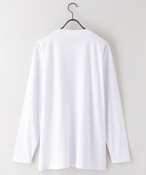 UNIIT(ユニット)の「【ZEROSTAIN/ゼロステイン】汗染みの目立たないTシャツ 刺繍 ロンT 撥水 防汚 UVカット 紫外線対策 犬 猫(Tシャツ/カットソー・メンズ・オフホワイト/オリーブ/ブルーグレー/ホワイト/ホワイト系その他/グリーン・MEDIUM/LARGE/X-LARGE)」の10枚目の写真