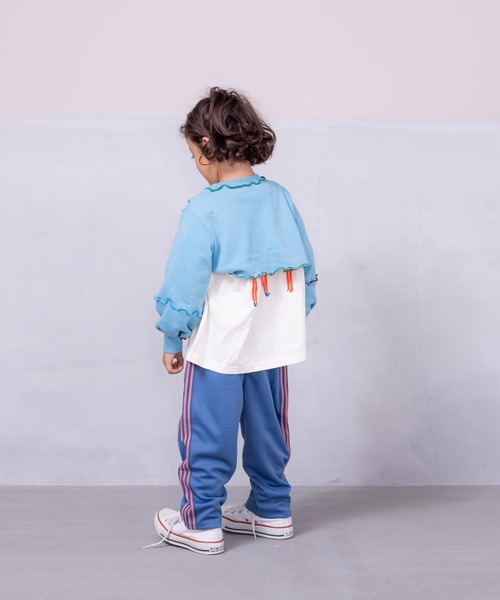 HOGAN RANCH WEAR（ホーガンランチウエア）の「メローショートスウェット（kids/S～LL）（スウェット・キッズ・ライトブルー/ブラック/パープル・S/L/M/LL）」の5枚目の写真