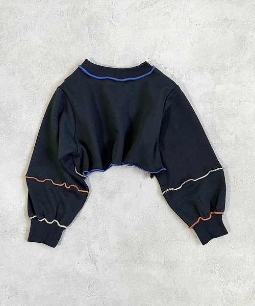 HOGAN RANCH WEAR（ホーガンランチウエア）の「メローショートスウェット（kids/S～LL）（スウェット・キッズ・ライトブルー/ブラック/パープル・S/L/M/LL）」の11枚目の写真