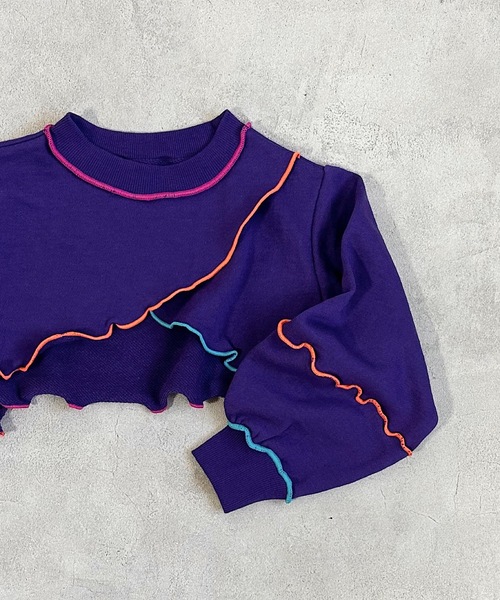 HOGAN RANCH WEAR（ホーガンランチウエア）の「メローショートスウェット（kids/S～LL）（スウェット・キッズ・ライトブルー/ブラック/パープル・S/L/M/LL）」の14枚目の写真