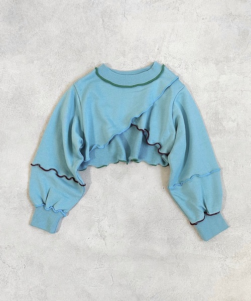 HOGAN RANCH WEAR（ホーガンランチウエア）の「メローショートスウェット（kids/S～LL）（スウェット・キッズ・ライトブルー/ブラック/パープル・S/L/M/LL）」の8枚目の写真