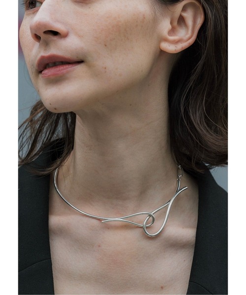 金属アレルギー対応】Ivy Asymmetry Choker/アシンメトリー