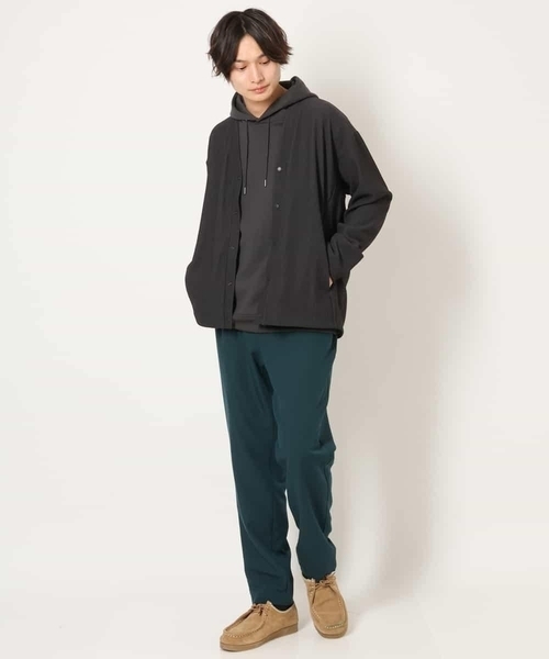 a.v.v(アーヴェヴェ)の「【毛玉になりにくい】タックジャージーカーディガン(カーディガン/ボレロ・メンズ・ブラック/イエロー/チャコールグレー・48/46/44/50)」の9枚目の写真