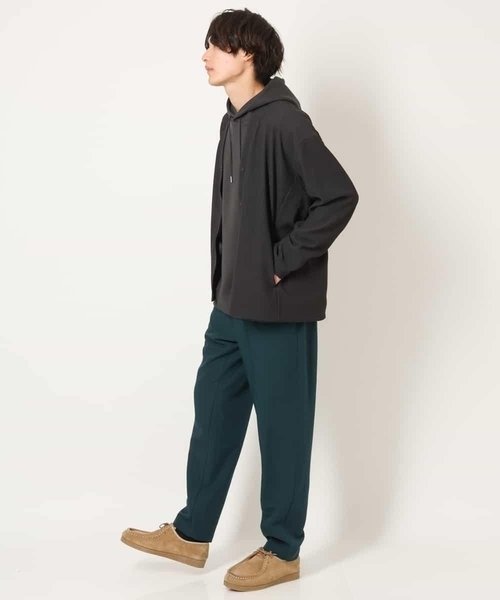 a.v.v(アーヴェヴェ)の「【毛玉になりにくい】タックジャージーカーディガン(カーディガン/ボレロ・メンズ・ブラック/イエロー/チャコールグレー・48/46/44/50)」の10枚目の写真