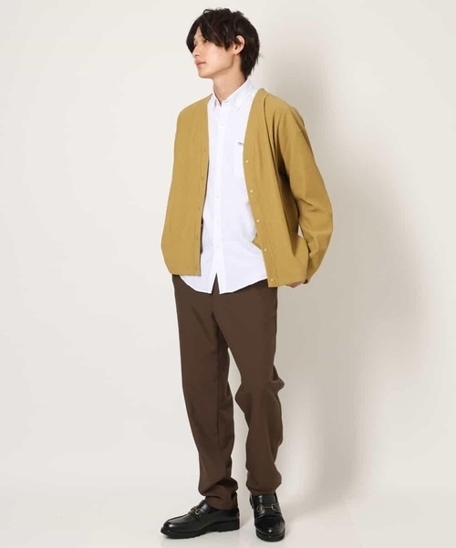 a.v.v(アーヴェヴェ)の「【毛玉になりにくい】タックジャージーカーディガン(カーディガン/ボレロ・メンズ・ブラック/イエロー/チャコールグレー・48/46/44/50)」の14枚目の写真