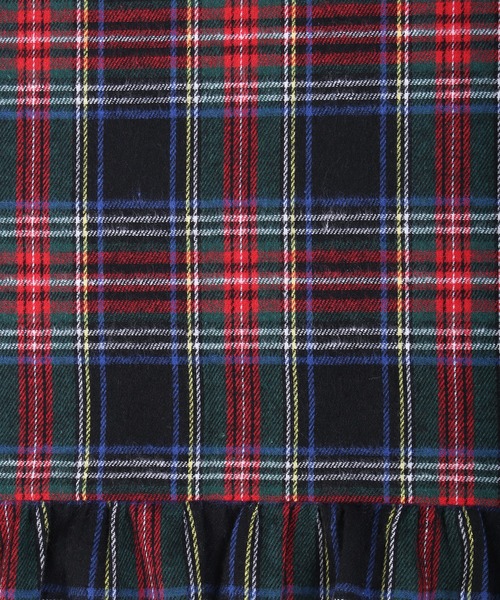 WC（ダブル シー）の「【ベストセラー☆】チェックティアードロングスカート（スカート・レディース・ブラック/レッド/グリーン・FREE）」の10枚目の写真