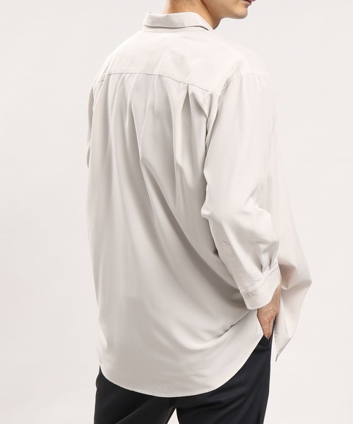 GLOBAL WORK Smile Seed Store(グローバルワーク スマイルシードストア)の「【ユニセックス】レギュラーカラーシャツ7分袖/180992(シャツ/ブラウス・メンズ・モカ/ネイビー/ブルー/ライトベージュ・MEDIUM/SMALL/LARGE/X-LARGE)」の11枚目の写真