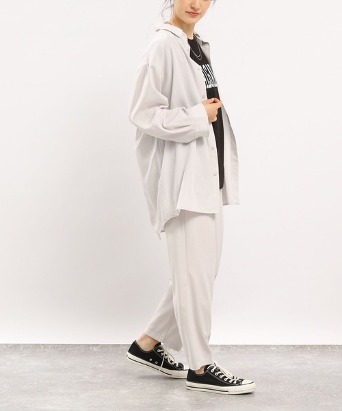 GLOBAL WORK Smile Seed Store(グローバルワーク スマイルシードストア)の「【ユニセックス】レギュラーカラーシャツ7分袖/180992(シャツ/ブラウス・メンズ・モカ/ネイビー/ブルー/ライトベージュ・MEDIUM/SMALL/LARGE/X-LARGE)」の12枚目の写真