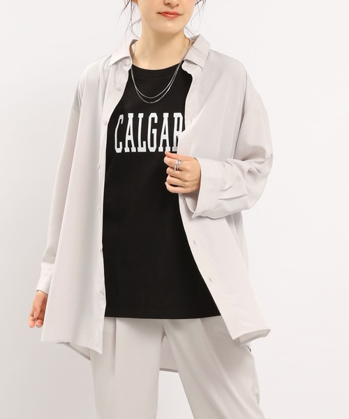 GLOBAL WORK Smile Seed Store(グローバルワーク スマイルシードストア)の「【ユニセックス】レギュラーカラーシャツ7分袖/180992(シャツ/ブラウス・メンズ・モカ/ネイビー/ブルー/ライトベージュ・MEDIUM/SMALL/LARGE/X-LARGE)」の14枚目の写真