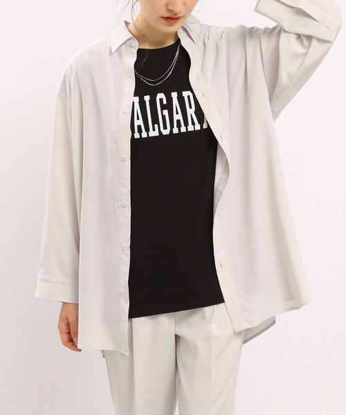 GLOBAL WORK Smile Seed Store(グローバルワーク スマイルシードストア)の「【ユニセックス】レギュラーカラーシャツ7分袖/180992(シャツ/ブラウス・メンズ・モカ/ネイビー/ブルー/ライトベージュ・MEDIUM/SMALL/LARGE/X-LARGE)」の15枚目の写真