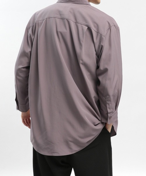 GLOBAL WORK Smile Seed Store(グローバルワーク スマイルシードストア)の「【ユニセックス】レギュラーカラーシャツ7分袖/180992(シャツ/ブラウス・メンズ・モカ/ネイビー/ブルー/ライトベージュ・MEDIUM/SMALL/LARGE/X-LARGE)」の21枚目の写真