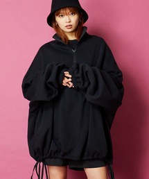 unrelaxing | オーバーサイズモンスターハーフジップスウェット ユニセックス(スウェット)