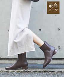 PICHE ABAHOUSE | 【最高ブーツ/ 3cmヒール】ラウンドトゥショートブーツ(ブーツ)