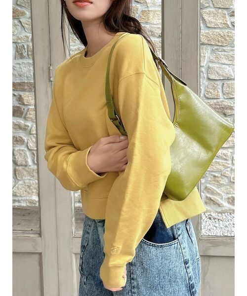dazzlin（ダズリン）の「【ZOZO限定ITEM】サイドスリットスウェット（スウェット・レディース・ピンク/グレー/ネイビー/マスタード・FREE）」の3枚目の写真